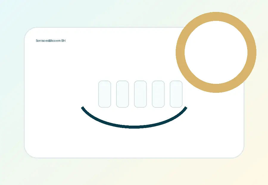 Sorriso estético com facetas de porcelana em Belo Horizonte